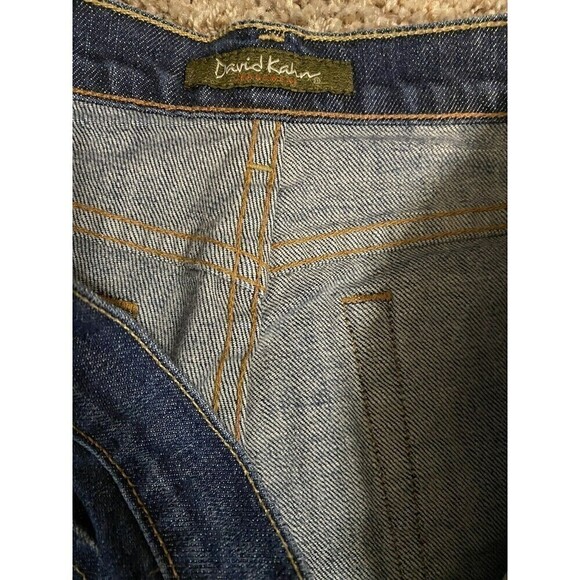𝅺david KAHN Jeans Size 10 Medium Wash Denim Boot Cut Medium Rise - Picture 6 of 11